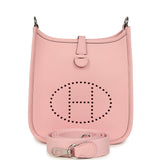 Hermes Evelyne TPM Rose Sakura Clemence Palladium Hardware