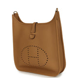 Hermes Evelyne III PM Biscuit Clemence Gold Hardware