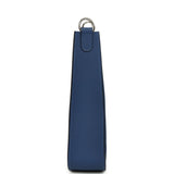 Hermes Evelyne Sellier TPM Bleu Tie Epsom Palladium Hardware