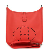 Hermes Evelyne I PM Rose Jaipur Epsom Palladium Hardware