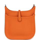 Hermes Evelyne 23 Orange Clemence Palladium Hardware