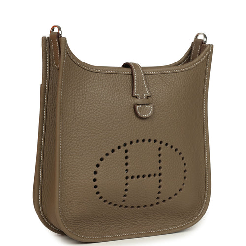 Hermes Evelyne 23 Etoupe Clemence Palladium Hardware
