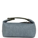 Hermes Bride-A-Brac PM Bleu Abysse Natte Canvas Palladium Hardware