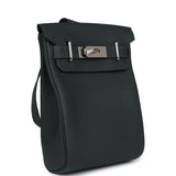 Hermes Hac A Dos PM Vert Fonce Togo Palladium Hardware