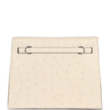 Hermes Kelly Danse Nata Ostrich Palladium Hardware