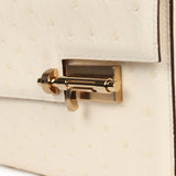 Hermes Mini Verrou Chaine Bag Nata Ostrich Permabrass Hardware