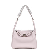 Hermes Lindy 26 Mauve Pale Evercolor Palladium Hardware