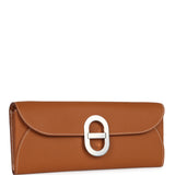 Hermes Maillon Chaine d' Ancre Wallet to Go Gold Epsom Palladium Hardware