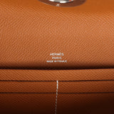 Hermes Maillon Chaine d' Ancre Wallet to Go Gold Epsom Palladium Hardware