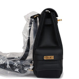 Hermes Mini Kelly Jump Backpack Black Swift Gold Hardware