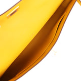 Hermes Kelly Cut Jaune Ambre Swift Gold Hardware