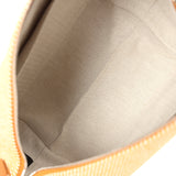 Hermes Bride A Brac Carre Case PM Fauve Merino Wool Palladium Hardware