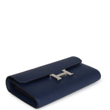 Hermes Constance Wallet To Go Bleu Navy Epsom Palladium Hardware