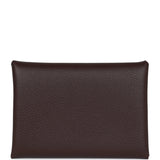 Hermes Calvi Card Holder Moka Evercolor Palladium Hardware