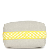 Hermes Bride A Brac Case PM Jaune Citron Plume Canvas Palladium Hardware