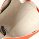 Hermes Bride A Brac Carre Case PM Feu Canvas Palladium Hardware