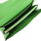 Hermes Constance Wallet To Go Vert Yucca Epsom Gold Hardware
