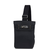 Hermes HAC A Dos PM Backpack Caban Togo Palladium Hardware