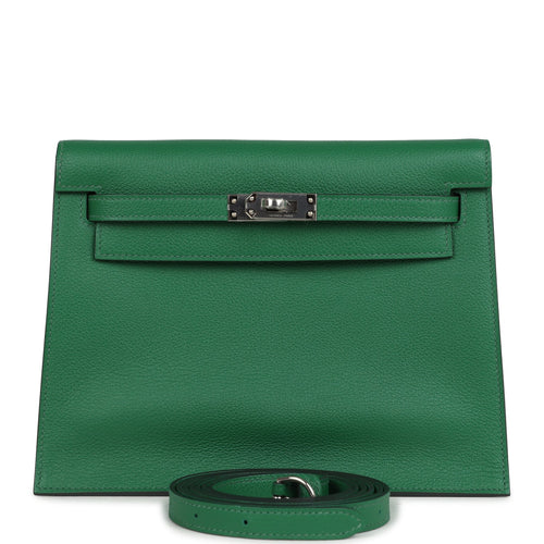 Hermes Kelly Danse Cactus Verso Evercolor Palladium Hardware