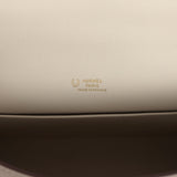 Hermes Special Order (HSS) Kelly Pochette Gris Asphalt and Beton Swift Rose Gold Hardware