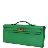 Hermes Kelly Cut Bambou Swift Gold Hardware