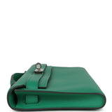 Hermes Kelly Cut Vert Vertigo Swift Palladium Hardware