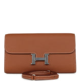 Hermes Constance Wallet To Go Gold Evercolor Palladium Hardware