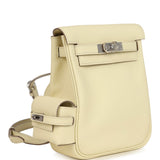 Hermes Mini Kelly Jump Backpack Jaune Milton Swift Palladium Hardware