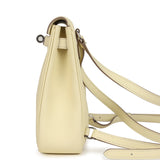 Hermes Mini Kelly Jump Backpack Jaune Milton Swift Palladium Hardware