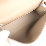 Hermes Kelly Pochette Etoupe Swift Gold Hardware