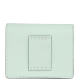 Hermes Roulis Slim Wallet Vert Peppermint Chevre Palladium Hardware