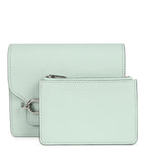 Hermes Roulis Slim Wallet Vert Peppermint Chevre Palladium Hardware