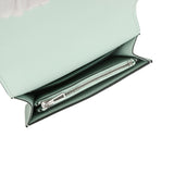 Hermes Roulis Slim Wallet Vert Peppermint Chevre Palladium Hardware