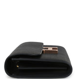 Hermes Constance Wallet To Go Black Epsom Rose Gold Hardware