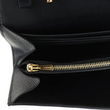 Hermes Constance Wallet To Go Black Epsom Rose Gold Hardware