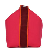 Hermes Bride A Brac Carre Case GM Hibiscus Canvas Palladium Hardware