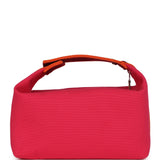 Hermes Bride A Brac Carre Case GM Hibiscus Canvas Palladium Hardware