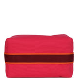 Hermes Bride A Brac Carre Case GM Hibiscus Canvas Palladium Hardware