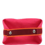 Hermes Bride A Brac Carre Case GM Hibiscus Canvas Palladium Hardware