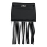 Hermes Kelly Danse Anate Black Swift Palladium Hardware