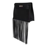 Hermes Kelly Danse Anate Black Swift Palladium Hardware