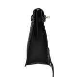 Hermes Kelly Danse Anate Black Swift Palladium Hardware