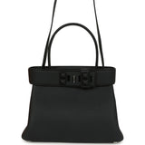 Hermes Medor Bag Black Togo and Swift Palladium Hardware