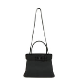 Hermes Medor Bag Black Togo and Swift Palladium Hardware
