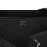 Hermes Medor Bag Black Togo and Swift Palladium Hardware