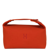 Hermes Bride A Brac GM Feu Canvas Palladium Hardware