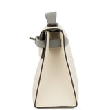 Hermes Special Order (HSS) Kelly Pochette Beton and Gris Meyer Swift Palladium Hardware