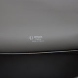 Hermes Special Order (HSS) Kelly Pochette Beton and Gris Meyer Swift Palladium Hardware