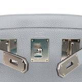 Hermes HAC A Dos PM Backpack Gris Pantin Togo Palladium Hardware