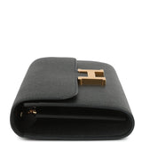 Hermes Constance Wallet To Go Black Epsom Gold Hardware